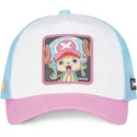 czapka-trucker-biala-niebieska-i-rozowa-tony-tony-chopper-cho4-one-piece-od-capslab
