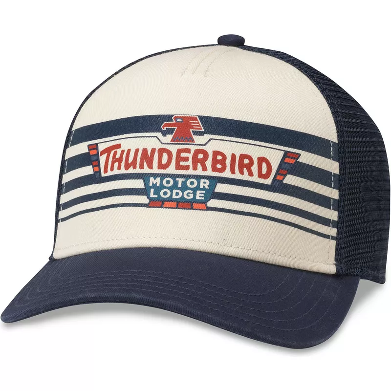 american-needle-thunderbird-motor-lodge-sinclair-white-and-navy-blue-snapback-trucker-hat