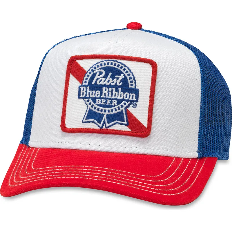 gorra-trucker-vit-bla-och-rod-snapback-pabst-blue-ribbon-valin-fran-american-needle
