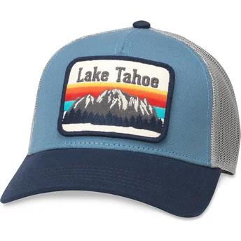 Gorra trucker azul snapback Lake Tahoe Valin från American Needle