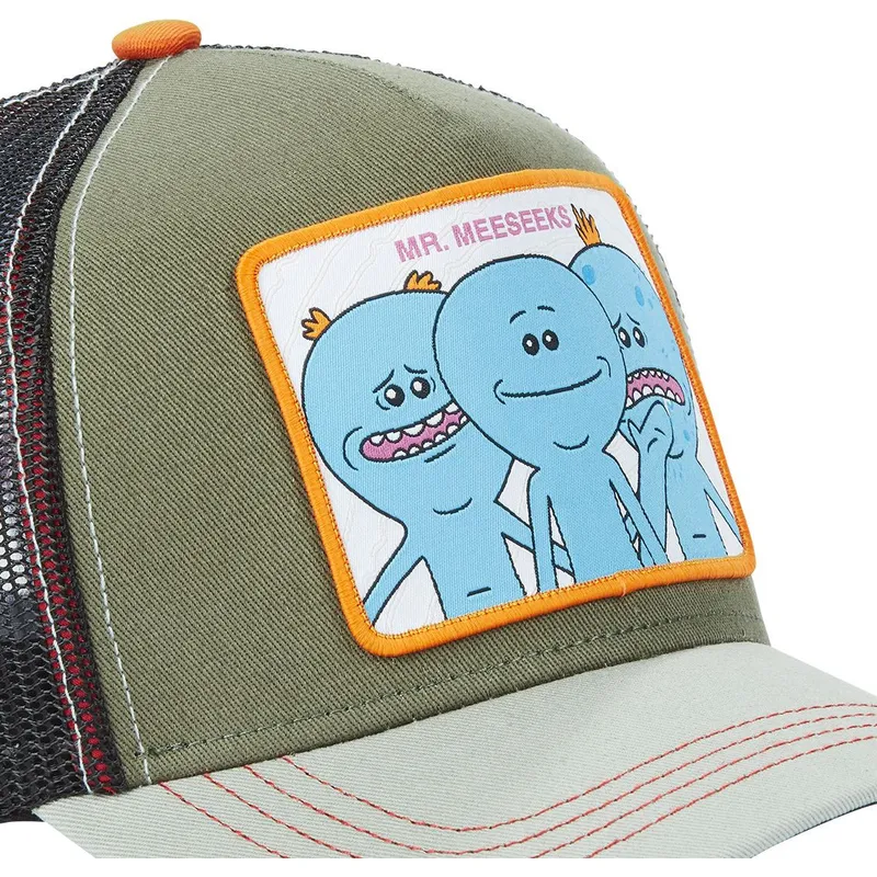 cappellino-trucker-verde-mr-meeseeks-mrm1-rick-y-morty-di-capslab