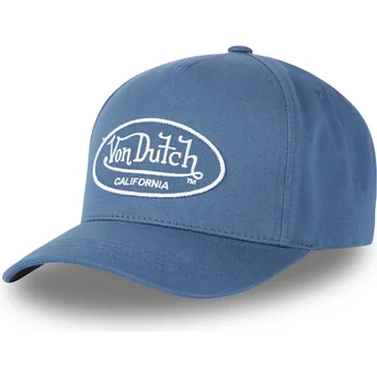 Justerbar blå buet kasket LOF C5 fra Von Dutch