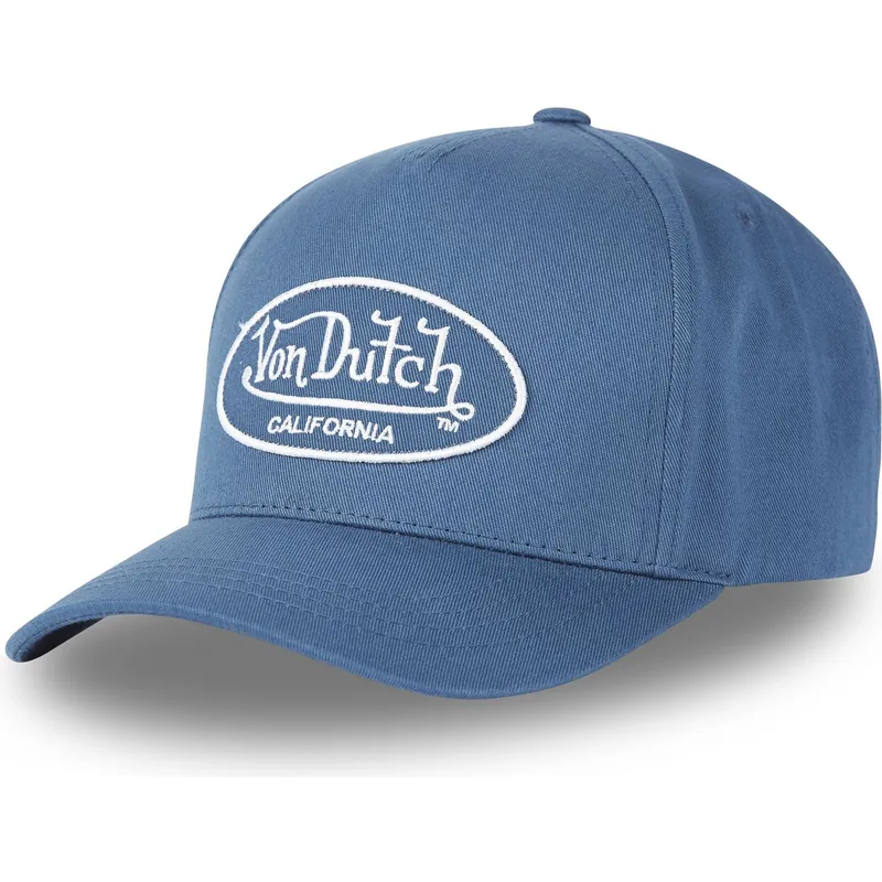 cappellino-curvo-blu-regolabile-lof-c5-di-von-dutch