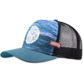 Coastal The Ocean Is Calling HFT Blue Trucker Hat