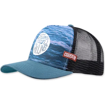 Gorra trucker blå The Ocean Is Calling HFT fra Coastal