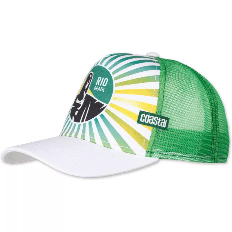 coastal-rio-brazil-hft-green-and-white-trucker-hat