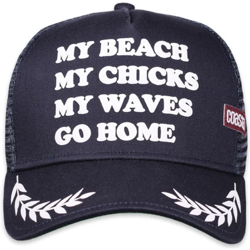 cappelli-piatta-blu-marino-snapback-di-coastal