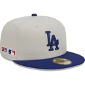 cappello-piatto-grigio-e-blu-chiuso-59fifty-farm-team-dei-los-angeles-dodgers-mlb-di-new-era