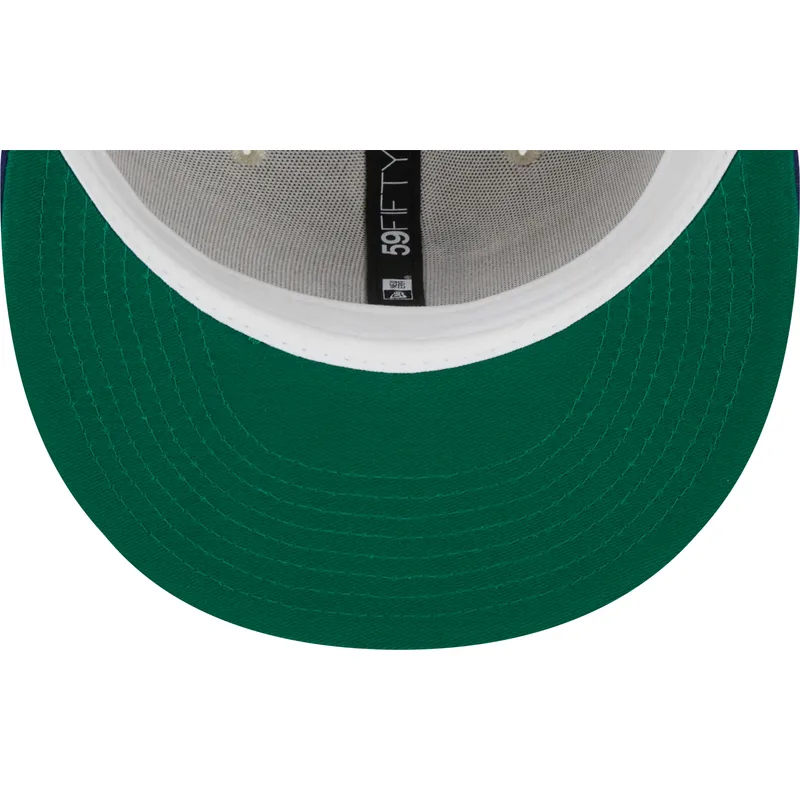 cappello-piatto-grigio-e-blu-regolabile-59fifty-farm-team-dei-los-angeles-dodgers-mlb-di-new-era