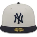 berretto-piatto-grigio-e-blu-navy-regolabile-59fifty-farm-team-dei-new-york-yankees-mlb-di-new-era