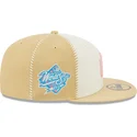 cappelli-piatta-beige-regolato-rosa-59fifty-seam-stitch-dei-new-york-yankees-mlb-di-new-era