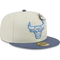 cappello-piatto-grigio-e-blu-aderente-59fifty-the-elements-air-pin-dei-chicago-bulls-nba-di-new-era