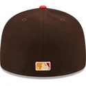 flad-brun-og-rod-justeret-59fifty-the-elements-fire-pin-kasket-fra-los-angeles-dodgers-mlb-af-new-era