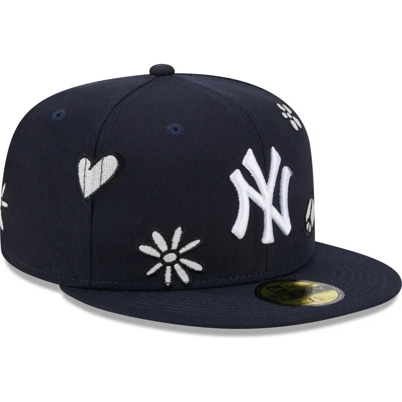 cappello-piatto-blu-marino-regolabile-59fifty-sunlight-pop-dei-new-york-yankees-mlb-di-new-era