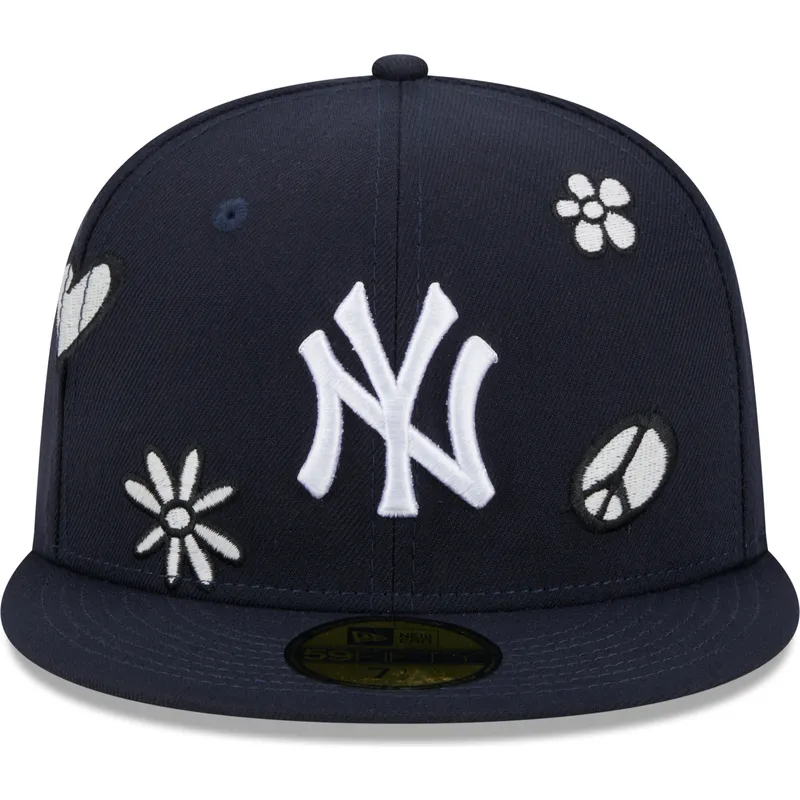 cappello-piatto-blu-marino-regolabile-59fifty-sunlight-pop-dei-new-york-yankees-mlb-di-new-era