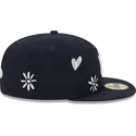 marineblaue-angepasste-59fifty-sunlight-pop-flat-cap-der-new-york-yankees-mlb-von-new-era
