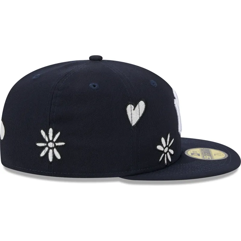 marineblaue-angepasste-59fifty-sunlight-pop-flat-cap-der-new-york-yankees-mlb-von-new-era