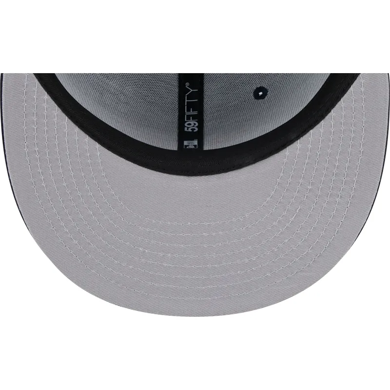 cappello-piatto-blu-marino-chiuso-59fifty-sunlight-pop-dei-new-york-yankees-mlb-di-new-era