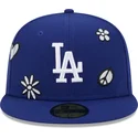 cappello-piatto-blu-chiuso-59fifty-sunlight-pop-dei-los-angeles-dodgers-mlb-di-new-era