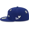 cappello-piatto-blu-regolabile-59fifty-sunlight-pop-dei-los-angeles-dodgers-mlb-di-new-era