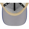 cappellino-trucker-beige-e-blu-9forty-a-frame-all-day-trucker-dei-los-angeles-dodgers-mlb-di-new-era