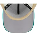 beige-grune-9forty-a-frame-all-day-trucker-cap-der-boston-celtics-nba-von-new-era