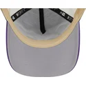 cappellino-trucker-beige-e-viola-9forty-a-frame-all-day-trucker-dei-los-angeles-lakers-nba-di-new-era