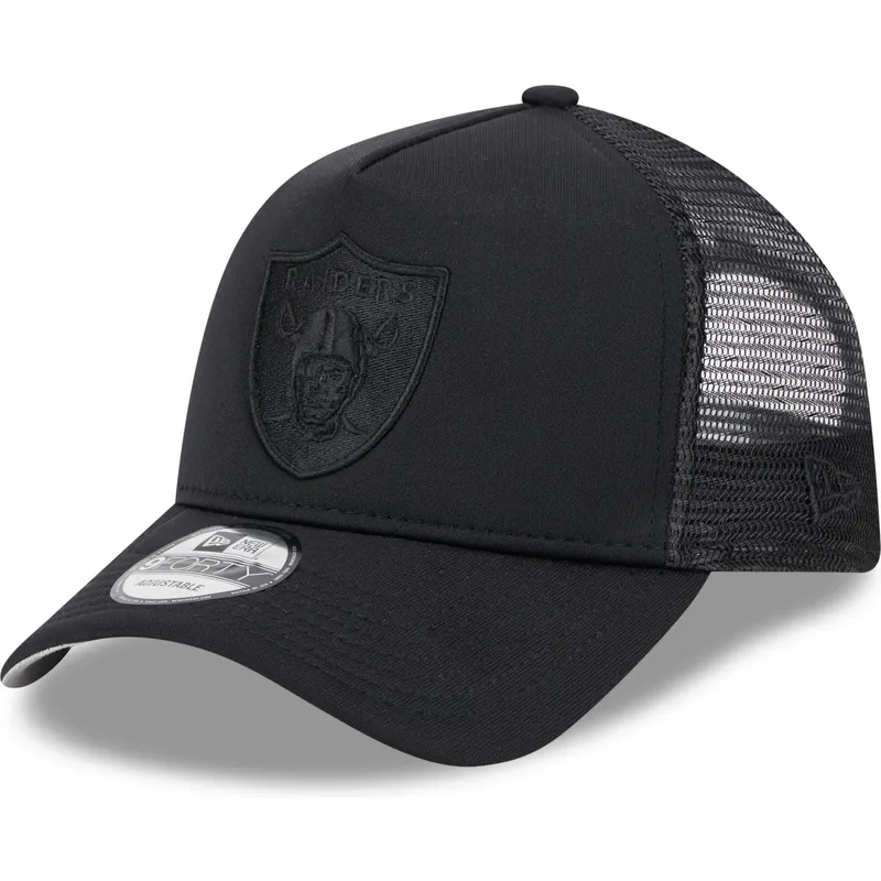mutzen-gebogen-schwarz-snapback-9forty-a-frame-all-day-der-las-vegas-raiders-nfl-von-new-era mutzen-gebogen-schwarz-snapback-9forty-a-frame-all-day-der-las-vegas-raiders-nfl-von-new-era