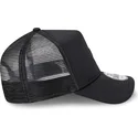 schwarze-trucker-kappe-mit-schwarzem-logo-9forty-a-frame-all-day-trucker-der-las-vegas-raiders-nfl-von-new-era