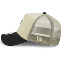 new-era-9forty-a-frame-all-day-trucker-las-vegas-raiders-nfl-beige-and-black-trucker-hat