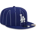 gorra-plana-azul-snapback-9fifty-pinstripe-visor-clip-de-los-angeles-dodgers-mlb-de-new-era