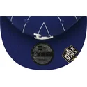 flad-bla-snapback-kasket-9fifty-pinstripe-visor-clip-fra-los-angeles-dodgers-mlb-fra-new-era