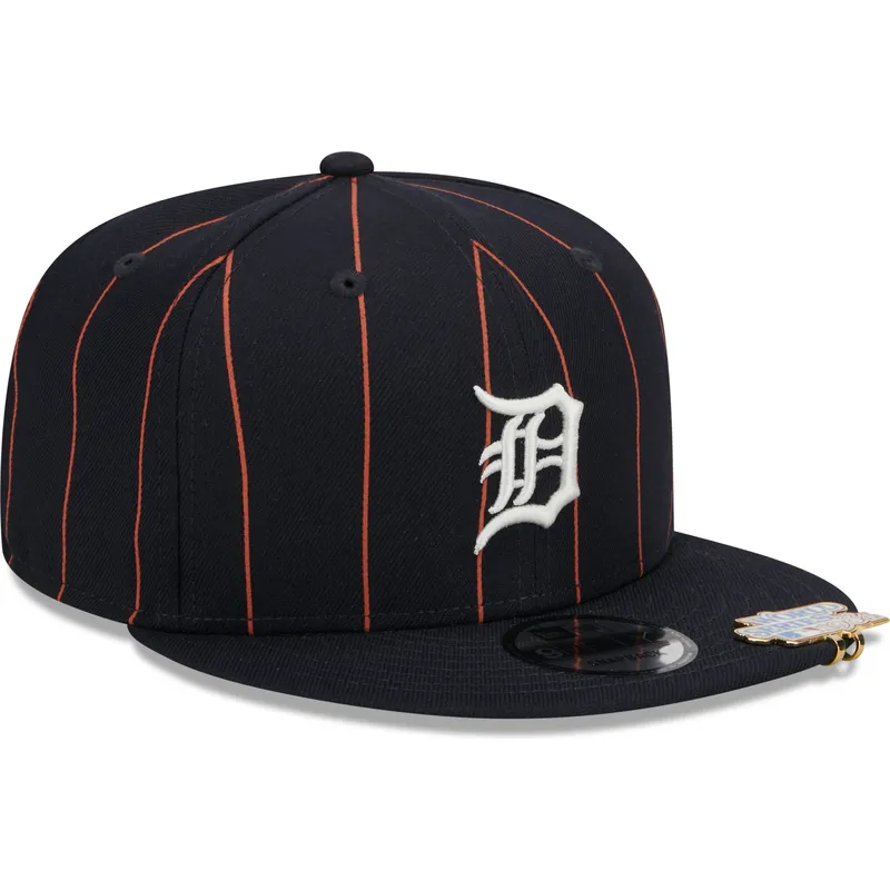 cappelli-piatta-blu-marino-snapback-9fifty-pinstripe-visor-clip-dei-detroit-tigers-mlb-di-new-era