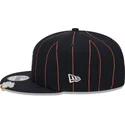 cappello-piatto-blu-marino-snapback-9fifty-pinstripe-visor-clip-di-detroit-tigers-mlb-di-new-era