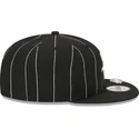 mutzen-flach-schwarz-snapback-9fifty-pinstripe-visor-clip-der-chicago-white-sox-mlb-von-new-era