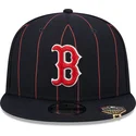marinbla-platt-keps-snapback-9fifty-pinstripe-visor-clip-fran-boston-red-sox-mlb-av-new-era