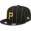 gorra-plana-negra-snapback-9fifty-pinstripe-visor-clip-de-pittsburgh-pirates-mlb-de-new-era