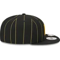 schwarze-flache-snapback-kappe-9fifty-pinstripe-visor-clip-der-pittsburgh-pirates-mlb-von-new-era