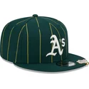 gorra-plana-verde-snapback-9fifty-pinstripe-visor-clip-de-oakland-athletics-mlb-de-new-era