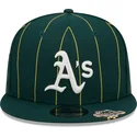 zielona-plaska-czapka-snapback-9fifty-pinstripe-visor-clip-oakland-athletics-mlb-new-era