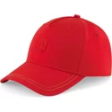 casquette-courbee-rouge-ajustable-avec-logo-rouge-sptwr-style-ferrari-formula-1-puma