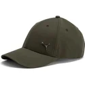 cappello-curvo-verde-scuro-regolabile-metal-cat-di-puma