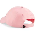 puma-curved-brim-metal-cat-smooth-pink-adjustable-cap