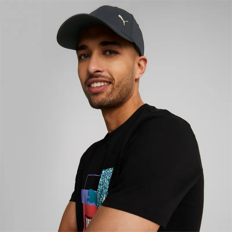 cappelli-curva-nero-cinghia-regolabile-di-puma