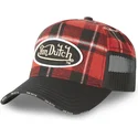 cappellino-trucker-rosso-e-nero-regolabile-cla3-di-von-dutch