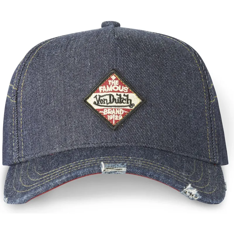 cappelli-curva-blu-marino-cinghia-regolabile-di-von-dutch