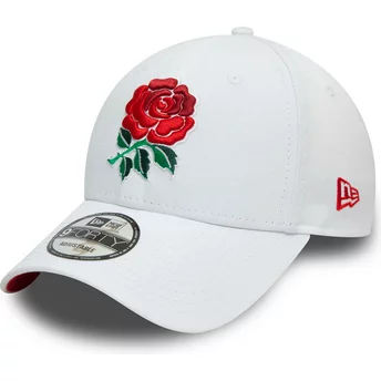 Casquette courbée blanche ajustable 9FORTY Core England Rugby RFU New Era