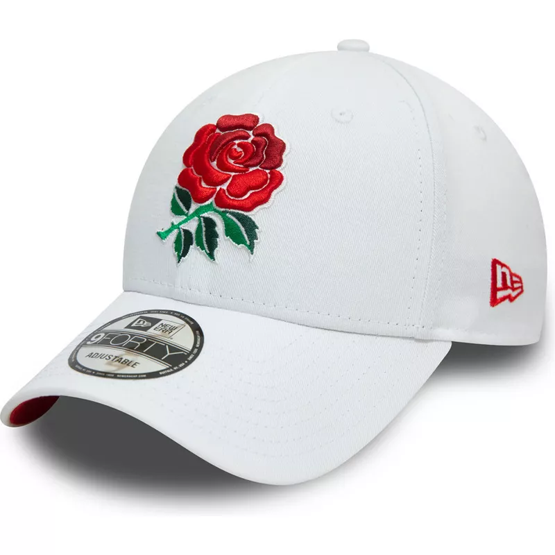 new-era-curved-brim-9forty-core-england-rugby-rfu-white-adjustable-cap