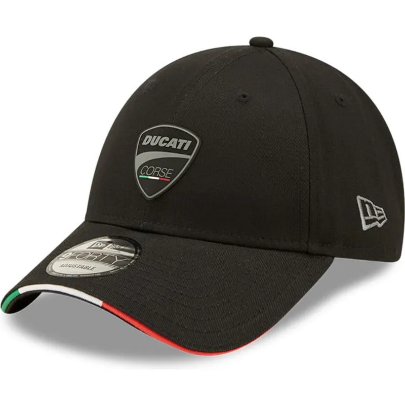 cappelli-curva-nero-cinghia-regolabile-9forty-repreve-flag-sandwich-dei-ducati-motor-motogp-di-new-era