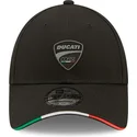 cappellino-nero-regolabile-9forty-repreve-flag-sandwich-ducati-motor-motogp-di-new-era